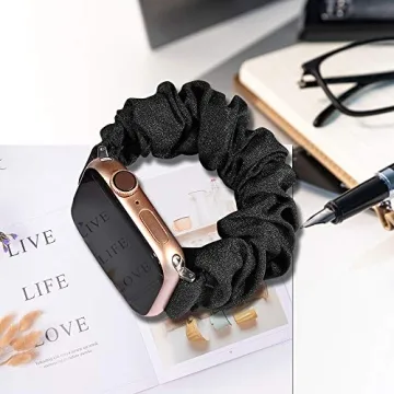 BMBMPT Scrunchie Elastic Watch Band for Apple Watch