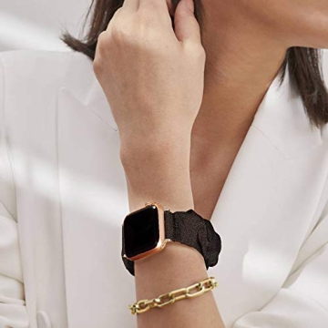 BMBMPT Scrunchie Elastic Watch Band for Apple Watch