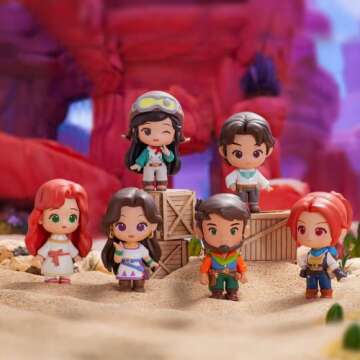 Official My Time at Sandrock Series 5PC Blind Box Figurine Box Popular Collective Random Art Toy Cre...