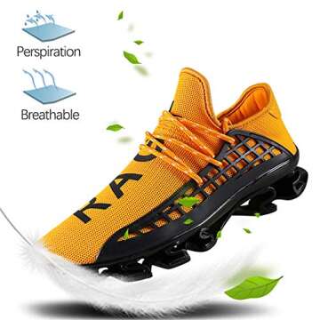 DUORO Mens Slip On Running Shoes for Ultimate Comfort