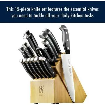 Premium German 15-Piece Knife Set - HENCKELS