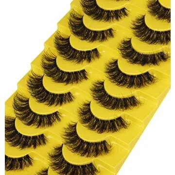 Natural Looking Russian Strip Lashes for Effortless Beauty