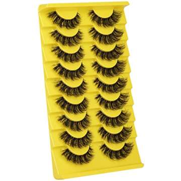 Natural Looking Russian Strip Lashes for Effortless Beauty