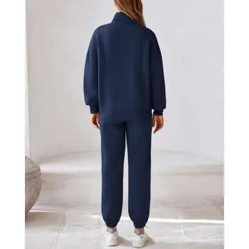 Cozy BTFBM Women's Fleece Sweatsuit Set for Fall