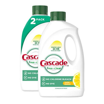 Cascade Free & Clear Gel Dishwasher Detergent Liquid