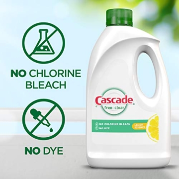 Cascade Free & Clear Gel Dishwasher Detergent Liquid