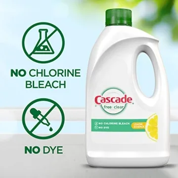 Cascade Free & Clear Gel Dishwasher Detergent Liquid