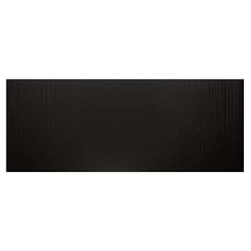 Hugger Mugger Ultimate Cushion Yoga mat - Black - Ultimate thick, grippy, soft yoga mat, extra long and wide, and extra cushion