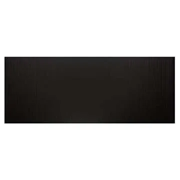 Hugger Mugger Ultimate Cushion Yoga mat - Black - Ultimate thick, grippy, soft yoga mat, extra long and wide, and extra cushion