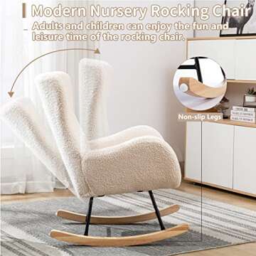 Olela Modern Rocking Chair for Comfort and Style in Any Space