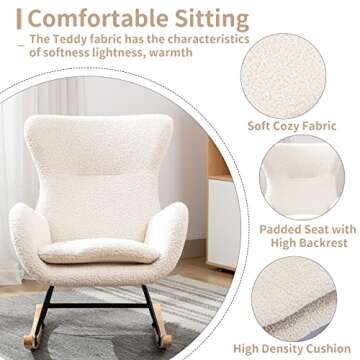 Olela Modern Rocking Chair for Comfort and Style in Any Space