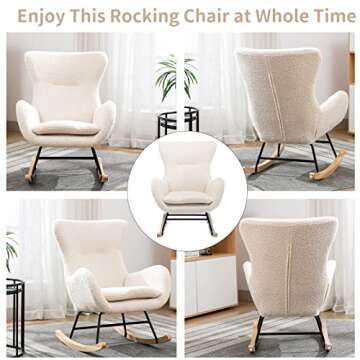 Olela Modern Rocking Chair for Comfort and Style in Any Space