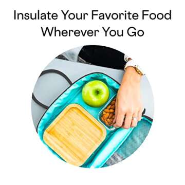 Corkcicle Baldwin Boxer Cooler Lunch Box, Waterproof and Leak Resistant Insulated Bag, Perfect for Wine, Beer, and Ice Packs, Black