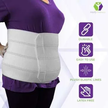 MARS WELLNESS Bariatric Abdominal Binder for Recovery