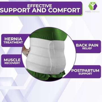MARS WELLNESS Bariatric Abdominal Binder for Recovery