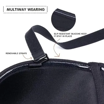 Wingslove Strapless Full Figure Bra for All Occasions
