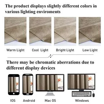 StangH Camel Beige Velvet Curtains 96 inches Long - Room Darkening Window Curtains for Kids Room, Heat Resistant & Privacy Assured Drapes for Sliding Door/French Window, W52 x L96, 2 Panels