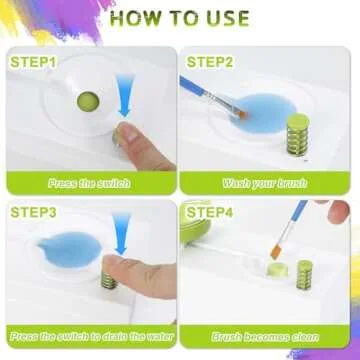 Versatile Kairsya Paint Brush Cleaner for All Artists