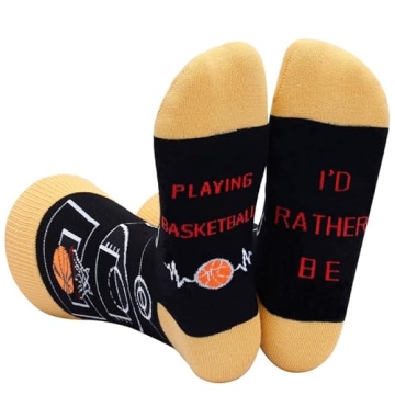 IRISGOD I'd Rather Be Funny Dress Socks for Men and Women Humor Joke Gifts