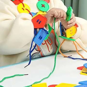 70 Pcs Montessori Lacing Toy - Creative Learning for Kids
