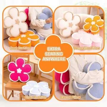 Kcvvcr Flower Shaped Pillow for Stylish Home Decor