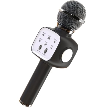 FDY Wireless Bluetooth Karaoke Mic, Portable Microphone Speaker, Kids Microphone Karaoke Machine Var...