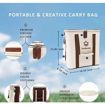 SunNordic Rubber Kubb Game Set