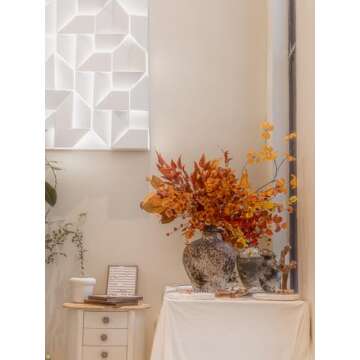 MISSPIN 12 PCS Fall Magnolia Leaves for Autumn Decor