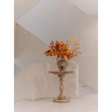 MISSPIN 12 PCS Fall Magnolia Leaves for Autumn Decor