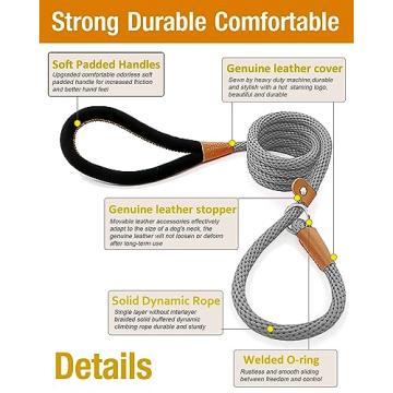 Lynxking Slip Lead Dog Leash for Training and Walking