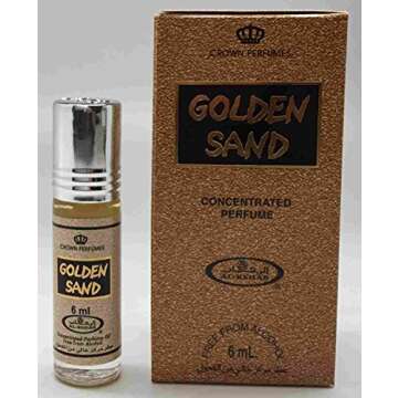 Al-Rehab Golden Sand 6ML Perfume Oil - Long-lasting Fruity Scent