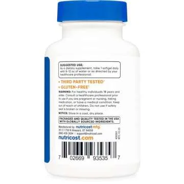 Nutricost Vitamin D3 5,000 IU Softgels for Wellness