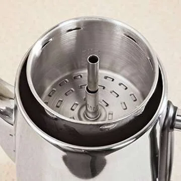 SOWTECH 12 Cup Stainless Steel Coffee Percolator with Style