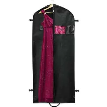 Simple Houseware 60-Inch Heavy Duty Garment Bag For Suits, Tuxedos, Dresses, Coats