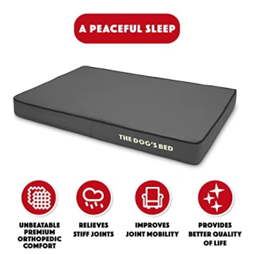 The Dog’s Bed Orthopedic Memory Foam Dog Bed - Supportive & Waterproof Design