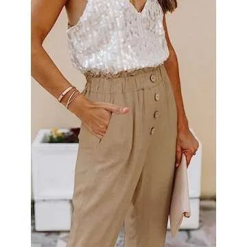 NIMIN High Waisted Pants for Women Casual Comfort