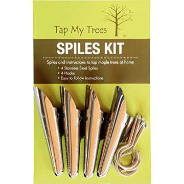 Tap My Trees Spiles Kit for Maple Syrup Making