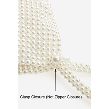 Elegant BABEYOND Pearl Clutch for Wedding and Party