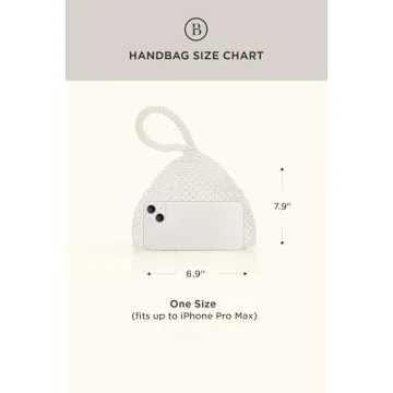 Elegant BABEYOND Pearl Clutch for Wedding and Party