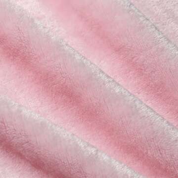CREVENT 30''X40'' Light Cozy Plush Fluffy Warm Fleece Stroller Baby Blanket for Girl Infant Toddler Crib Cot Stroller, Baby Birthday Pink Sheep
