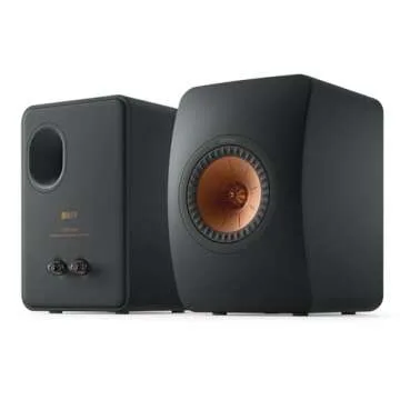 KEF LS50 Meta Passive Bookshelf Speakers - Pair (Carbon Black)