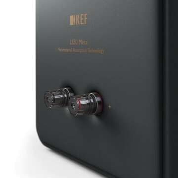 KEF LS50 Meta Passive Bookshelf Speakers - Pair (Carbon Black)