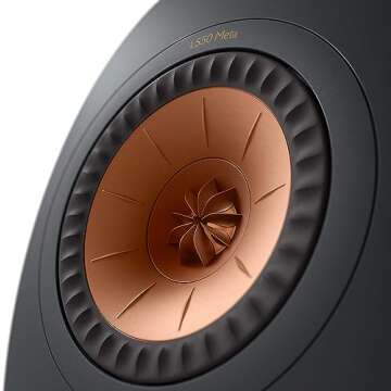 KEF LS50 Meta Passive Bookshelf Speakers - Pair (Carbon Black)