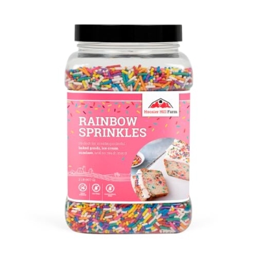 Hoosier Hill Farm Rainbow Sprinkles - 2LB Fun for Baking
