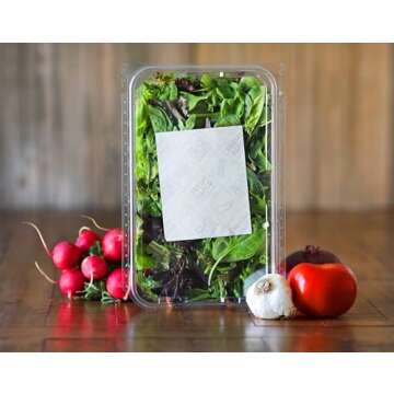 THE FRESHGLOW CO FRESHPAPER Keeps Fruits & Vegetables Fresh for 2-4x Longer, 16 Reusable Food Saver Sheets for Produce (2 Packs), Made in the USA