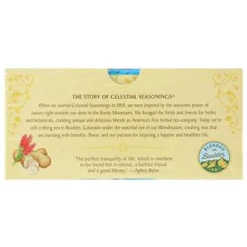 Celestial Seasonings Ginger & Probiotics Herbal Tea, 16 CT
