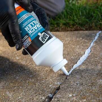DAP 37584 Liquid Cement Crack Filler, 1 quart, Gray