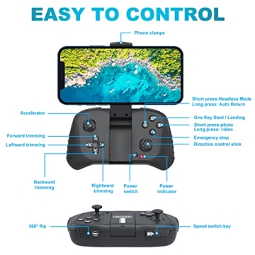 Kids Foldable Drone with 1080P HD Camera for Easy Flying
