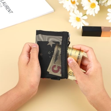 WLLHYF Mini Mesh Bags: Compact Travel Organizer Kit