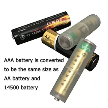 LAMPVPATH AAA to AA Battery Adapter for Convenient Power